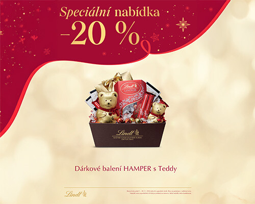 EXTRA sleva 20 % na dárkové balení Hamper s Teddy