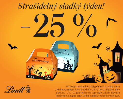  EXTRA sleva 25 % na Halloweenské balení