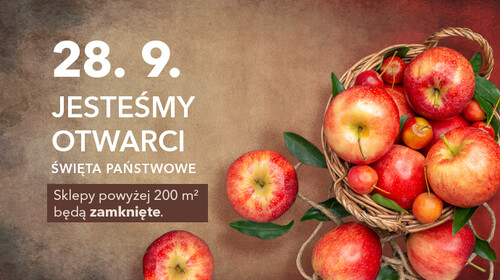 Święto narodowe 28 września – jesteśmy otwarci